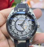 VS Factory Super Clone Omega Aqua Terra Worldtimer Grey Dial Titanium Case Watch 